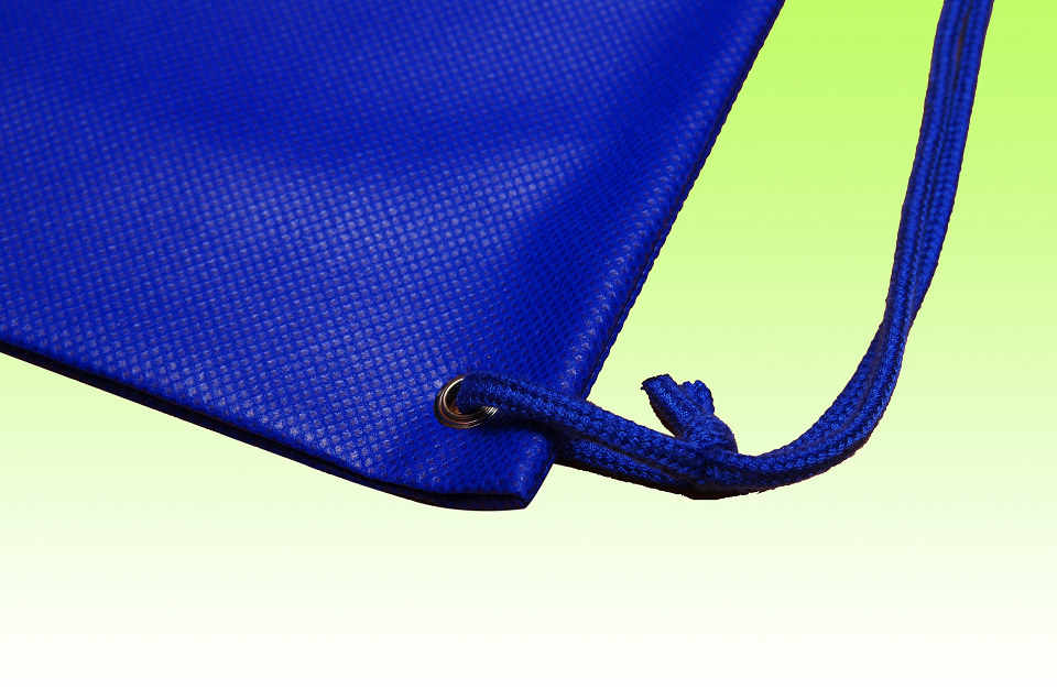 不織布巾着バッグハトメ金具画像