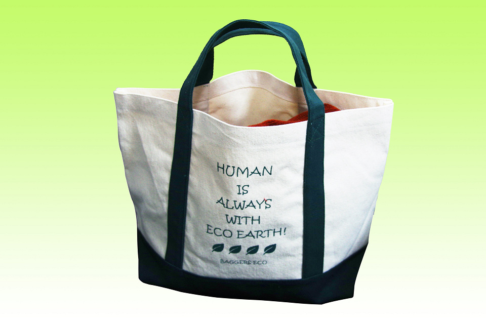 コングレスバッグ一色印刷画像