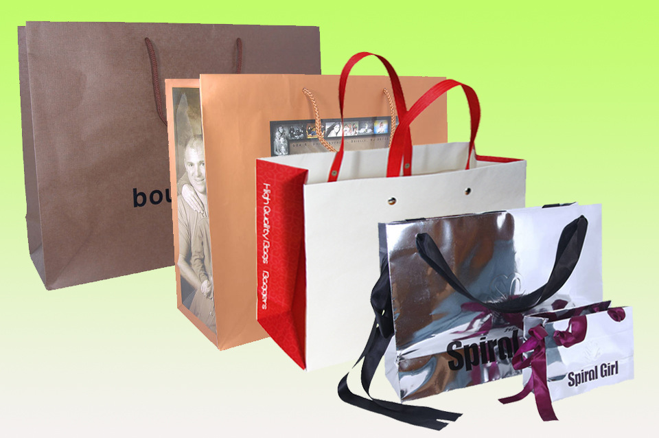 手貼り式手提げ袋画像